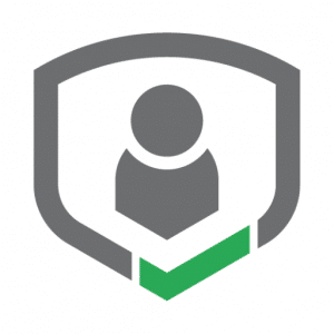 Direct Trust Shield with Individual Inside, and border marked by a Checkmark